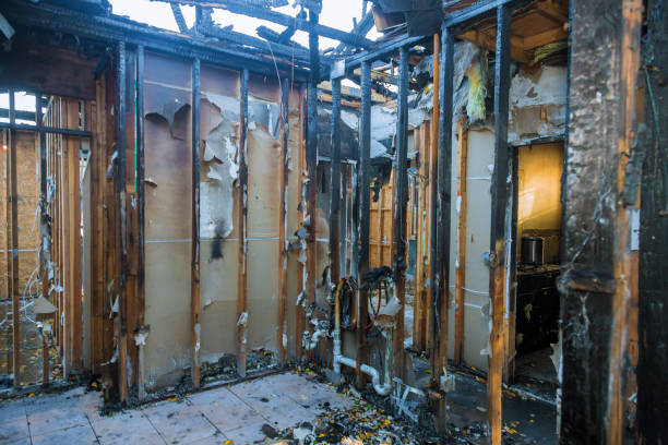 Professional Fire Damage Repair technician working in Minot, ND